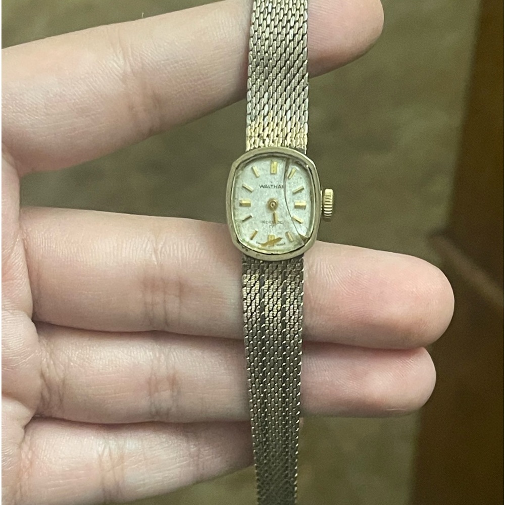 10k Gold-Plated Waltham Vintage Watch